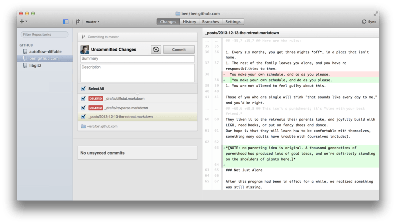 GitHub för macOS